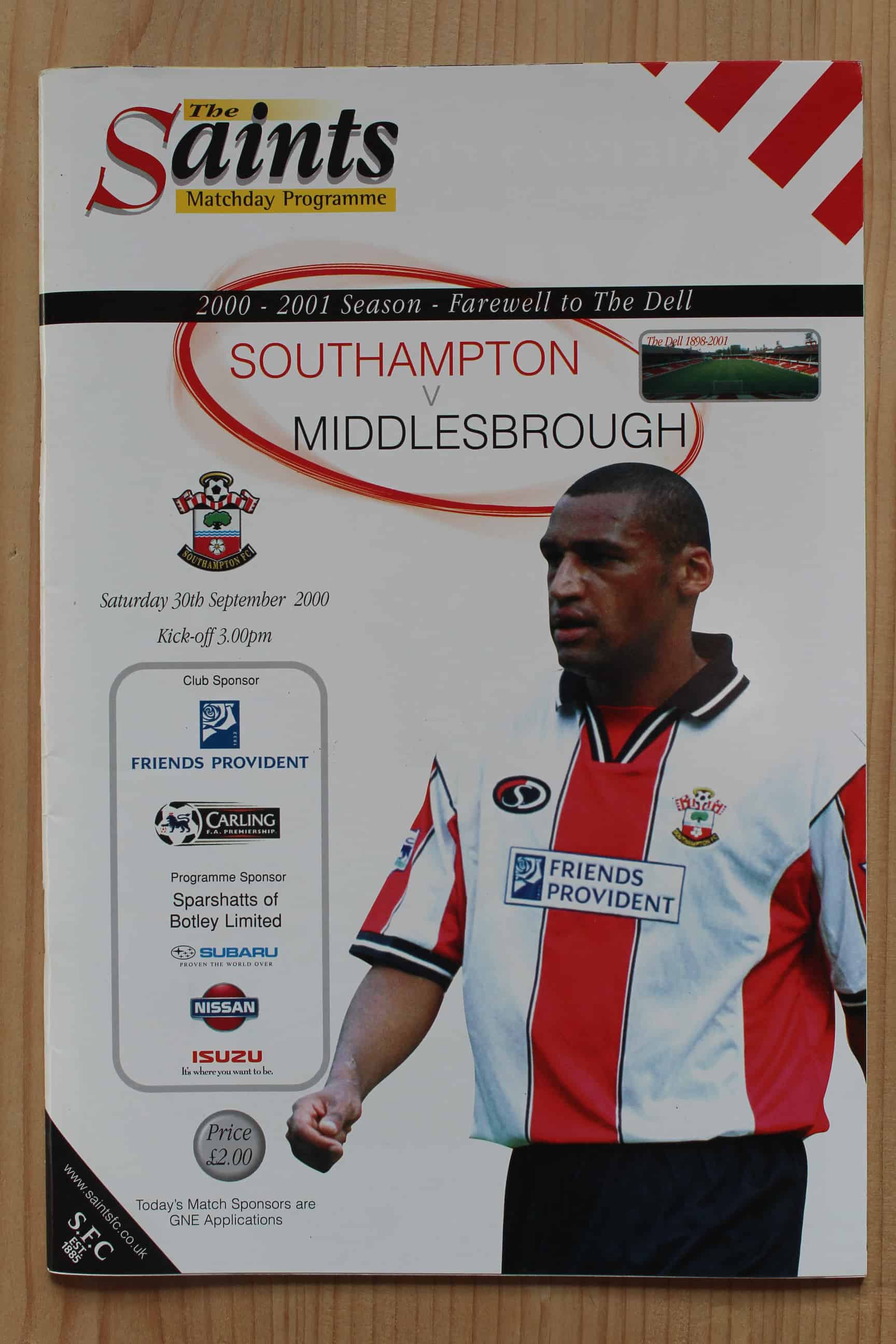 Southampton FC v Middlesbrough FC